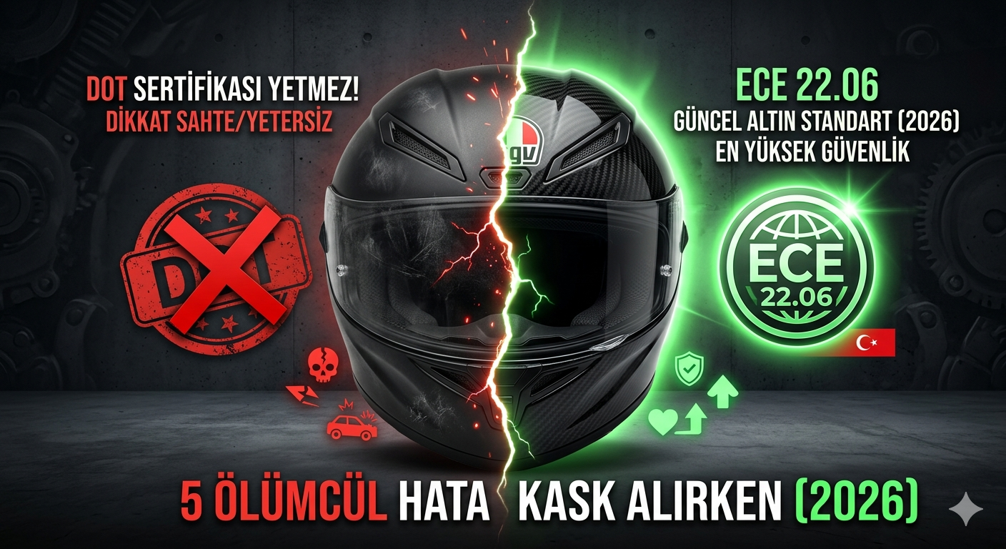 Kask Alırken Yapılan 5 Ölümcül Hata (Sadece 'DOT' Sertifikası Yetmez!)